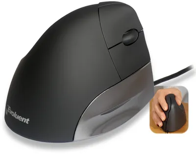 Produktbild von Evoluent VMSR, Ergonomische vertikale USB-Maus, Rechtshänder Standard