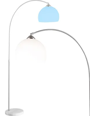 Produktbild von RGB LED Stehlampe mit Marmorsockel und Teleskopfunktion