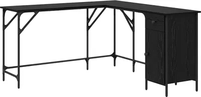 Obrázok produktu pre vidaXL Stôl čierny dub 141 x 141 x 75 cm