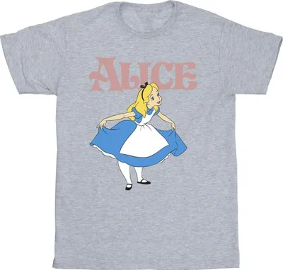 Produktbild von Disney - "Alice In Wonderland Take A Bow" T-Shirt für Herren BI10166 (S) (Grau)