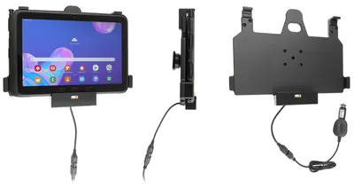 Produktbild von Brodit Gerätehalter 712148 mit Ladefunktion - für Tablets - Samsung Galaxy Tab Active Pro T540/T545/T547/T547U