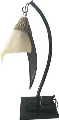 Immagine prodotto di Lampada decorativa ARTO, lampada da terra in materiale naturale, dimensioni: circa 60 cm