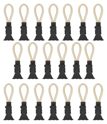 20 Handtuchclips aus Metall, schwarz – für Küche & Bad
