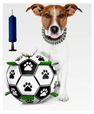 Produktbild von Hundespielzeug Ball, Interaktives Spielzeug für Haustiere, Wasserspielzeug Schwimmender Ball, Hundefußball Intelligenzspielzeug für Mittelgroße und Kleine Hunde