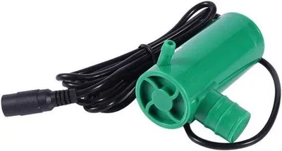 Image de Pompe submersible 12 V CC, 9 m, 500 l/h, verte, pour bassin de jardin