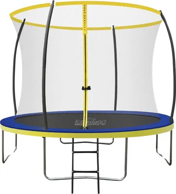 Produktbild von ZERO GRAVITY® Trampolin Outdoor Ø 305 cm, GS, Gartentrampolin Komplett-Set mit Bodenanker & Leiter, Sturmsicher in 5 Minuten, Ultima 4 Fun Edition