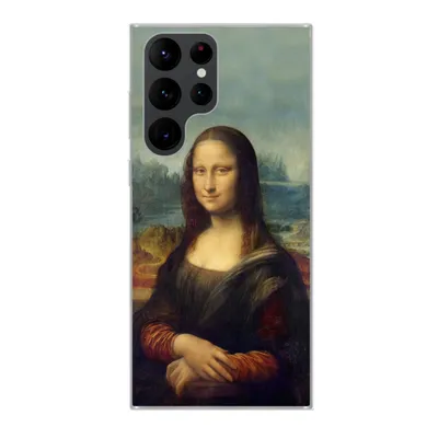 Produktbild von MuchoWow® Handyhülle Schutzhülle Hülle für Samsung Galaxy S22 Ultra Mona Lisa - Da Vinci - Gemälde Silikon Softcase Handy Hülle - Abbildung