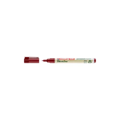 Zdjęcie produktu dla Edding 25 EcoLine, Czerwony, Końcówka pociskowa, Polipropylen (PP), Średni, 1 mm, Karton, Szkło, Skóra, Metal, Papier, Plastik, Drewno