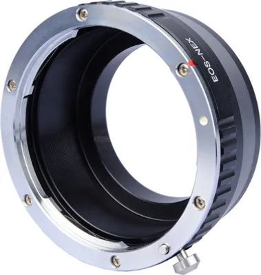 Produktbild von B.I.G. Objektivadapter Canon EF an Sony E, Sony E, Canon EF, Schwarz, Metallisch