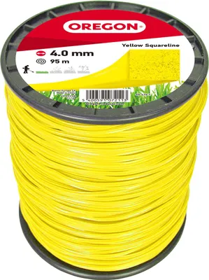 Produktbild von Oregon Gelber Freischneidefaden quadratisch Yellow Squareline, 4,0 mm Durchmesser, 95 m Länge