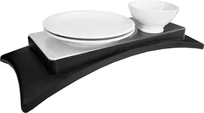 Produktbild von Heizplatte Doppel 801 zum Warmhalten von Speisen, 17x40 cm, max. 100°C, 60 Min. Wärmedauer