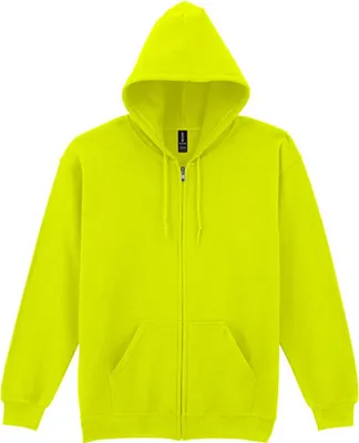 Produktbild von Gildan 18600 | Heavy Blend Full Zip Hooded Sweatshirt - Farbe: Safety Green - Größe: L
