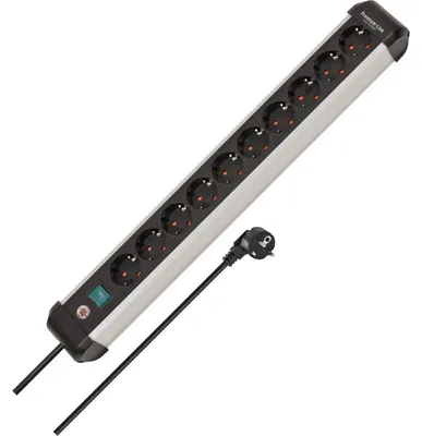 Produktbild von Brennenstuhl Steckdosenleiste Premium-ALU-Line 10fach 3m
