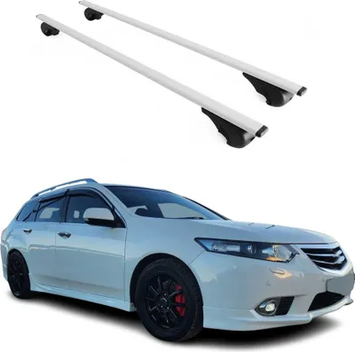 Obrázok produktu pre Priečne strešné nosiče pre Honda Accord V 2003–2008 Tourer, strieborné