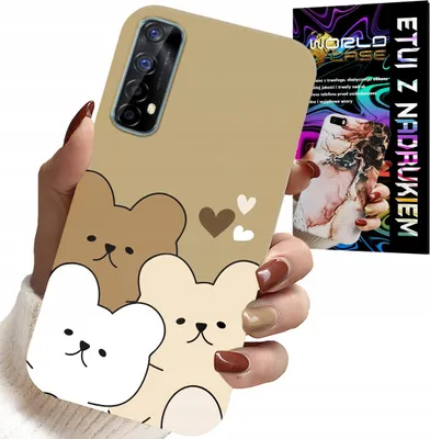 Zdjęcie produktu dla Etui Do Realme 7 - Miś, Misie Wzory Dla Najmłodszych Dzieci