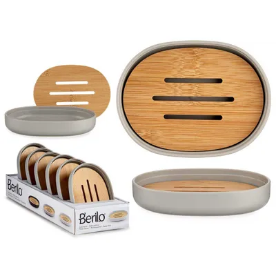 Obrázok produktu pre Sivá miska na mydlo WADIGA