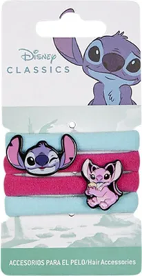 Obrázek produktu pro Sada 4 gumiček do vlasů Disney Lilo a Stitch
