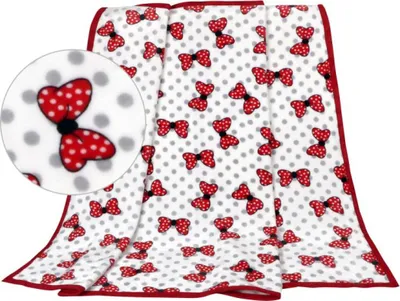 Zdjęcie produktu dla Kocyk dziecięcy ELLA - 100x150 cm - czerwony