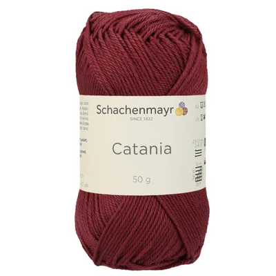 Produktbild von Schachenmayr Catania, 50g Burgundrot Handstrickgarne