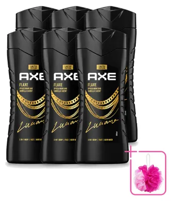 Produktbild von 6 x Axe Douchegel Flaxe - 250 ml - Sparpackung - 6 Stücke