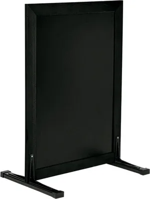 Produktbild von Schwarze Securit-Tafel mit Ständer 78 x 56 x 40 cm