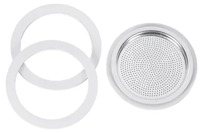 Zdjęcie produktu dla BIALETTI Ersatzdichtung / -filter-Set für Aluminium Espressobereiter 4-teilig 109247 8006363034067