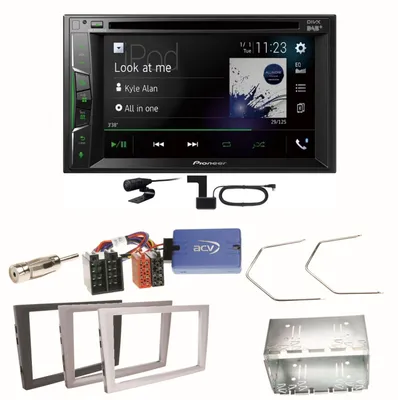 Produktbild von Pioneer AVH-A3200DAB Bluetooth Einbauset für Opel Omega B Meriva A Agila Vivaro