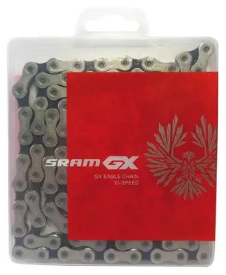 Productafbeelding van Sram versnellingsketting PC GX Eagle HollowPin, 126 schakels, 12-speed, met PowerLock