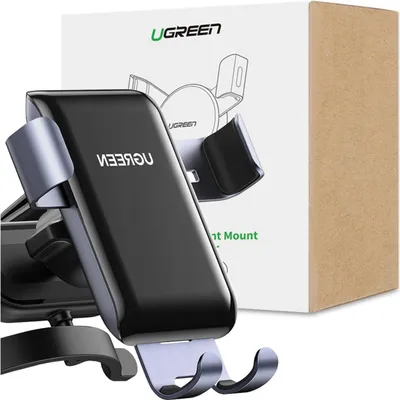 Image de Support téléphone voiture - grille ronde Ugreen LP274 - gris