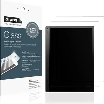 Produktbild von 2x Schutzfolie für Boox Tab Ultra C matt - Anti-Shock 9H Folie dipos Glass Kunststoffglas