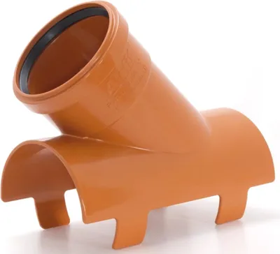Immagine prodotto di clip adesiva airfit ramo 45 gradiDN 110x90mm in PVC-U