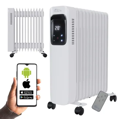 Produktbild von TroniTechnik® Ölradiator Elektroheizung TT-OR 311 in Weiß mit 11 Rippen und 1 2500 Watt, drei Heizstufen (1000W, 1500W, 2500W)