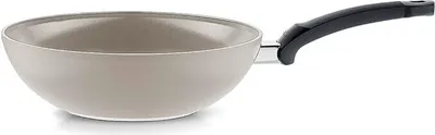 Produktbild von Fissler Ceratal / Aluminium-Wok (Ø 28 cm, 3,7 L) Keramik-Bratpfanne beschichtet antihaftend, hoher Rand, frei von PFAS/PTFE,  Germany – Induktion