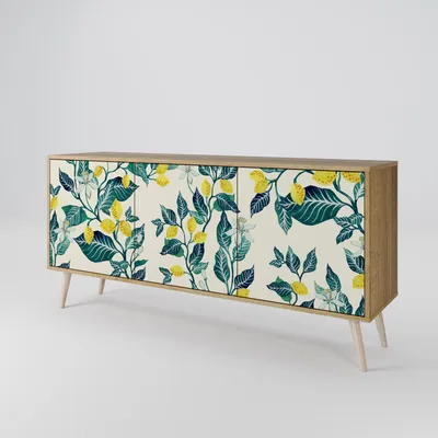Immagine prodotto di Spacerebels cassettiera a 3 ante - credenza cassettiera - credenza alta - mobile armadio - soggiorno camera da letto - 57,5×164,5×42 (HxLxP)