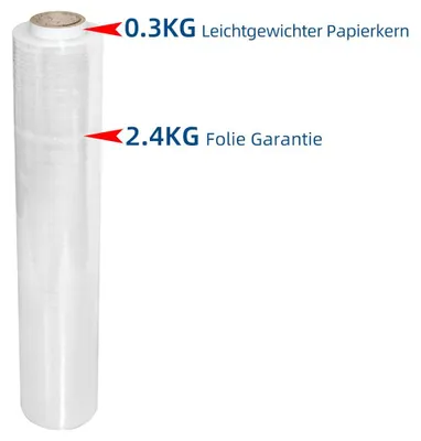 Stretchfolie 500 mm x 255 m, transparent, 2,7 kg