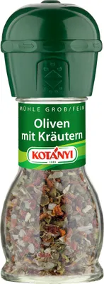Immagine prodotto di Olive Kotanyi con erbe aromatiche Macina spezie alle erbe mediterranee 46g