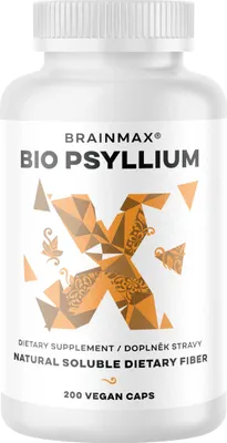 Obrázek produktu pro BrainMaxPsyllium, 800 mg, 200 rostlinných kapslí