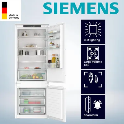 Produktbild von Siemens KB96NNSE0 Einbau-Kühl-Gefrier-Kombination, 193,5 x 69,1 cm, 285 L Kühlen + 98 L Gefrieren