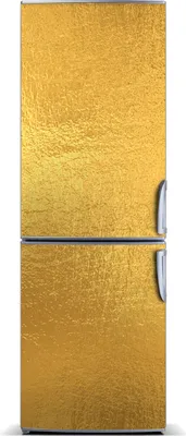 Produktbild von Tulup Kühlschrankdekoration - Magnetmatte - 60 cm x 180 cm - Magnet auf dem Kühlschrank - Goldfolie Hintergrund