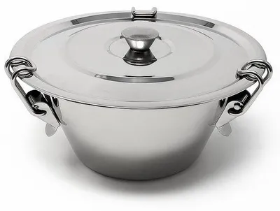 Produktbild von Gussform - puddingform - rostfreier Stahl - 20 cm - Backen - ideal für Torten - backofenfest - silber