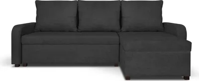 Produktbild von Ecksofa mit Schlaffunktion LONDON - Schwarz