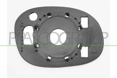 Produktbild von PRASCO Spiegelglas Außenspiegel Links passend für PEUGEOT 206 Schrägheck (2A/C) Asphärisch CI3047505
