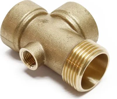 Produktbild von Wiltec 4-Wege Verteiler Messing 2x IG DN25 1" 1x AG DN25 1" 1x IG 1/4" Anschluss für Hauswasserwerk, Pumpe und Membrankessel