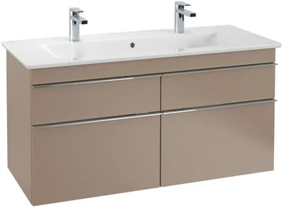 Produktbild von Villeroy & Boch V&B Waschtischunterschrank VENTICELLO 1153x590x502mm Gr Vers 1 chr gls grey