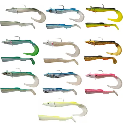 Produktbild von Berkley PowerBait Power Sandeel - Gummifisch mit Jigkopf, Länge / Gewicht:15cm / 20g, Farbe:Real Mackerel