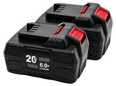 Immagine prodotto di Batterie di ricambio al litio, capacità 6000mAh, monitoraggio attivo delle celle, confezione da 2