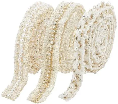 Productafbeelding van Kunststof draad, 3 stuks per set - 3/4 inch (20 mm) - Polyester - Decoratiedraad - Handwerk, naaien - Decoratiedraad