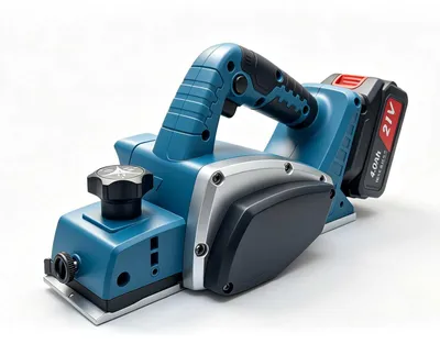 Imagen del producto de Zimilo, cepillo eléctrico inalámbrico de 21V y 1200W, con batería de 4.0Ah, suela de aluminio de precisión y profundidad de corte ajustable de 0 a 2 mm, ideal para trabajar la madera