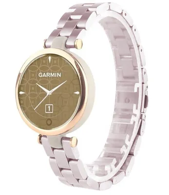 Produktbild von Strap-it Garmin Lily Stahlband (rosa)