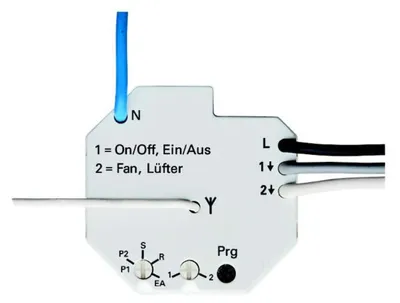 Immagine prodotto di Attuatore Busch-Jaeger a 2 ingressi bianco 6703